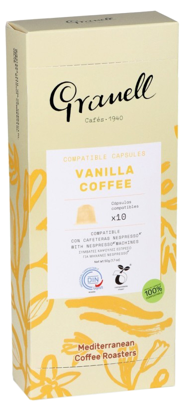 

Кофе Granell Espresso ванильный молотый в капсулах 5 г х 10 шт