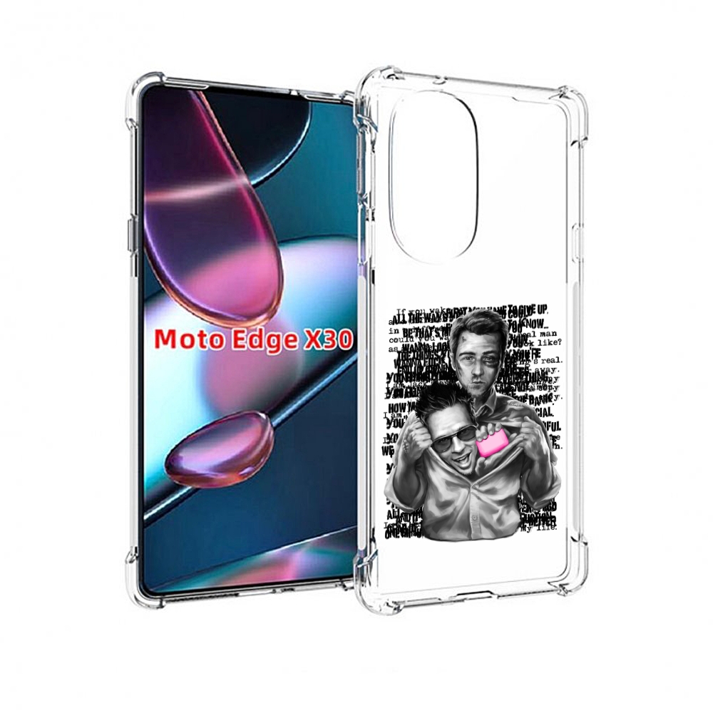 

Чехол MyPads бойцовский клуб для Motorola Moto Edge X30, Прозрачный, Tocco