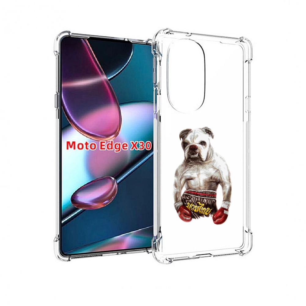 

Чехол MyPads боксер для Motorola Moto Edge X30, Прозрачный, Tocco