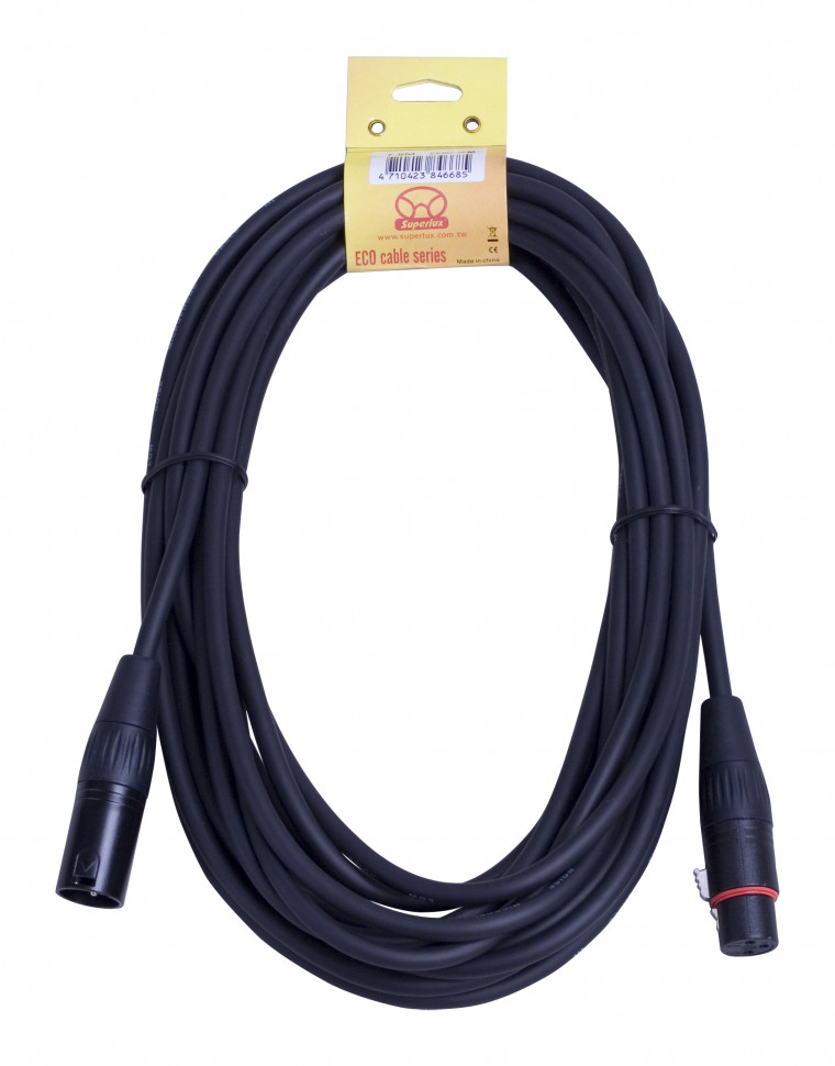Баласный сигнальный кабель Superlux CFM7.5FM 7,5 м, XLR3F - XLR3M