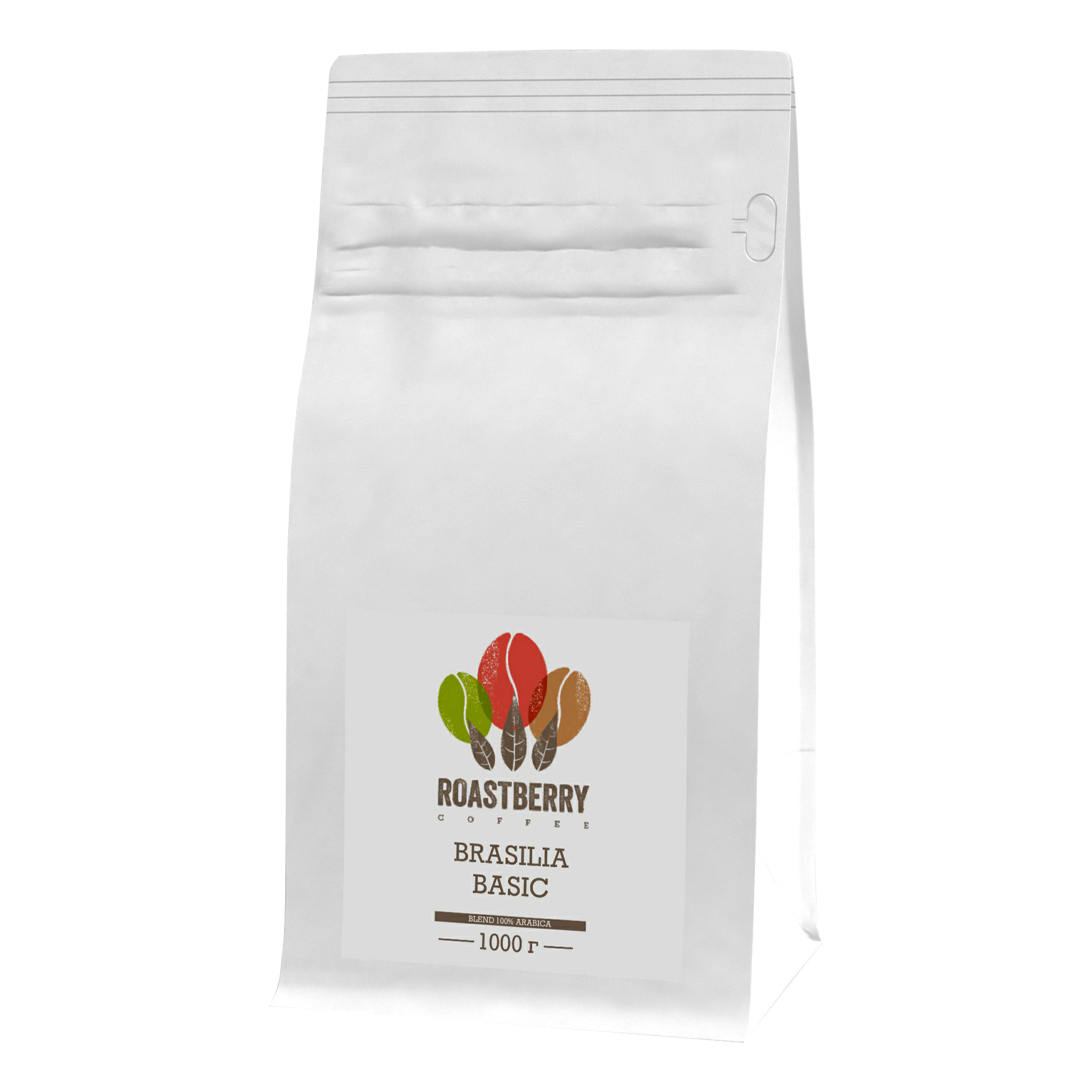 

Кофе Roastberry Brasil Basic натуральный в зернах 1 кг