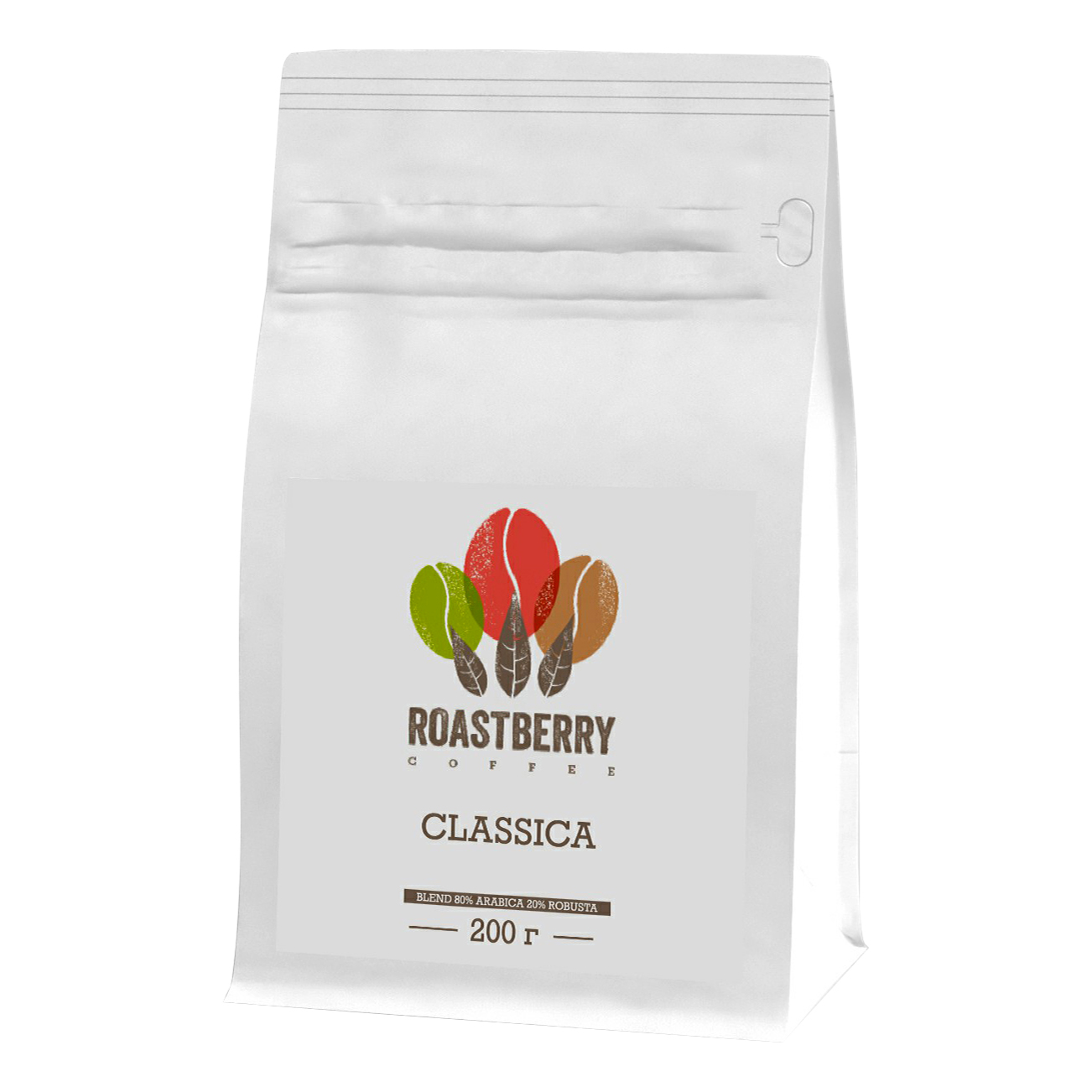 

Кофе Roastberry Classica натуральный в зернах 200 г