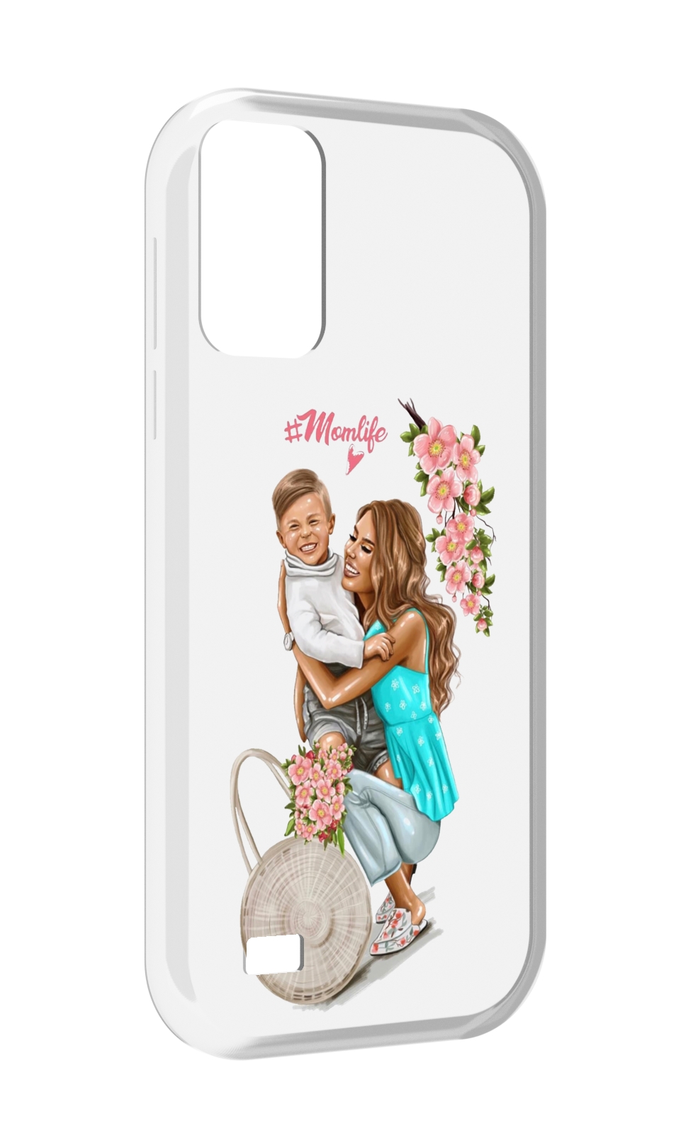 

Чехол MyPads Momlife для Oukitel C31, Прозрачный, Tocco