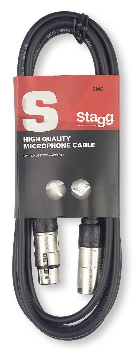 фото Микрофонный кабель stagg smc10 (xlr(m)-xlr(f). 10 м.