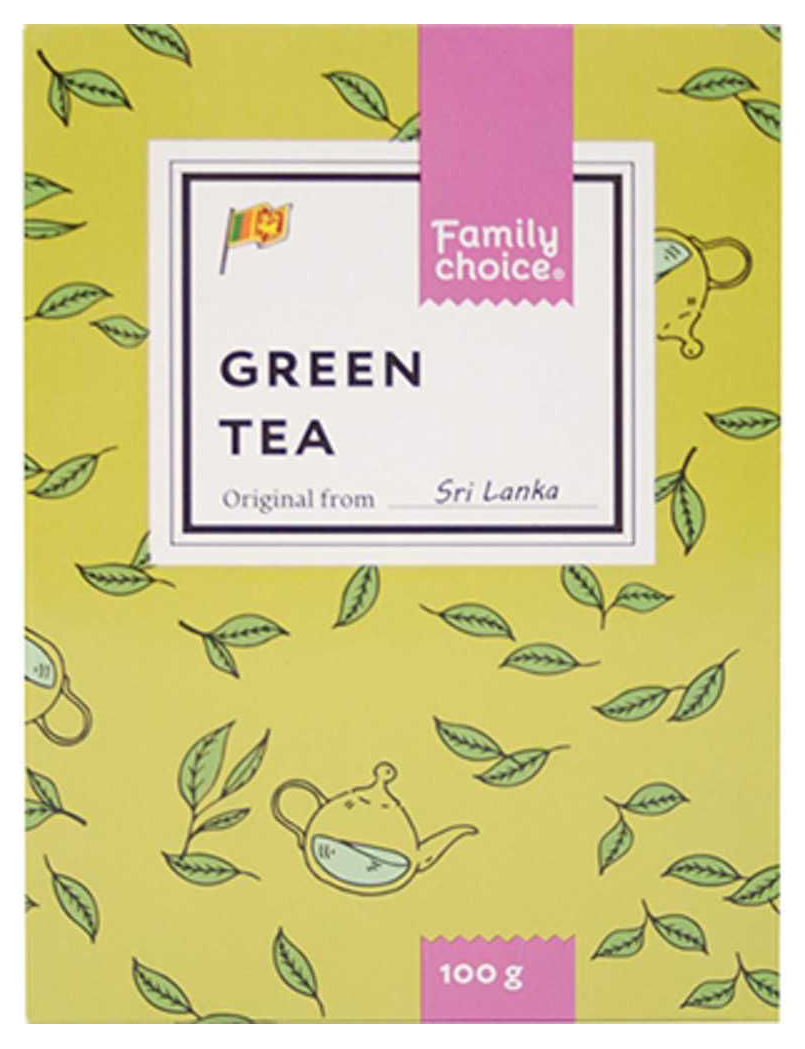 

Чай зеленый Family Choice листовой 100 г