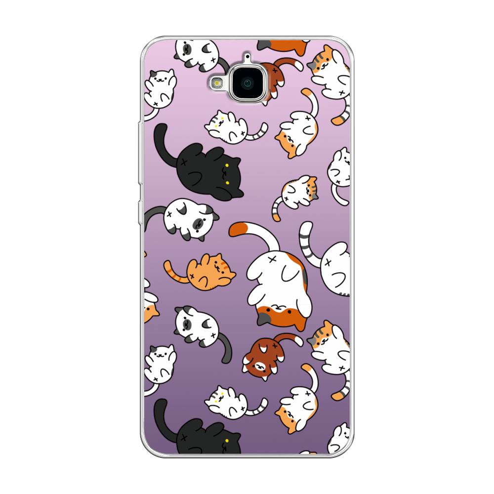 

Чехол Awog на Honor 4C Pro "Котопад", Разноцветный, 63250-7