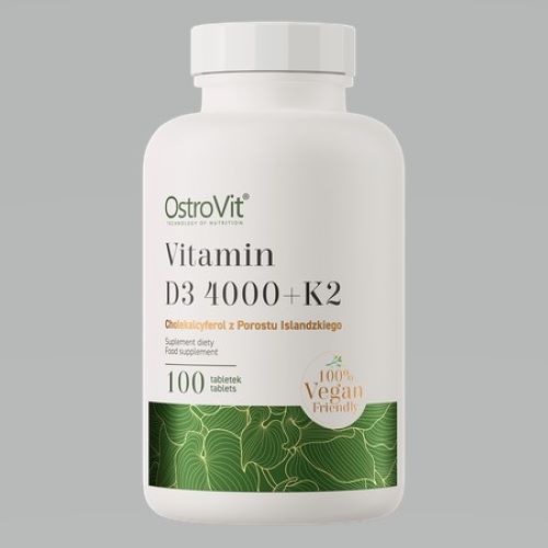 

Витамин D3 Ostrovit Vitamin D3 4000 IU + K2 VEGE 100 таблеток