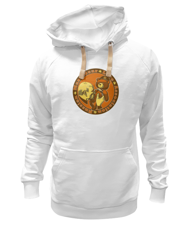 

Худи унисекс Printio Putin love russian bear белое XS, Белый, Putin love russian bear