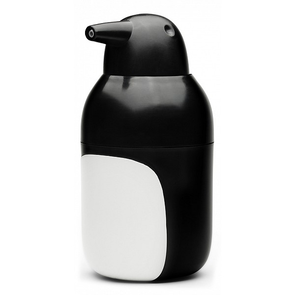 Дозатор для жидкого мыла 8х9х15.6 см Penguin QL10351-BK-WH