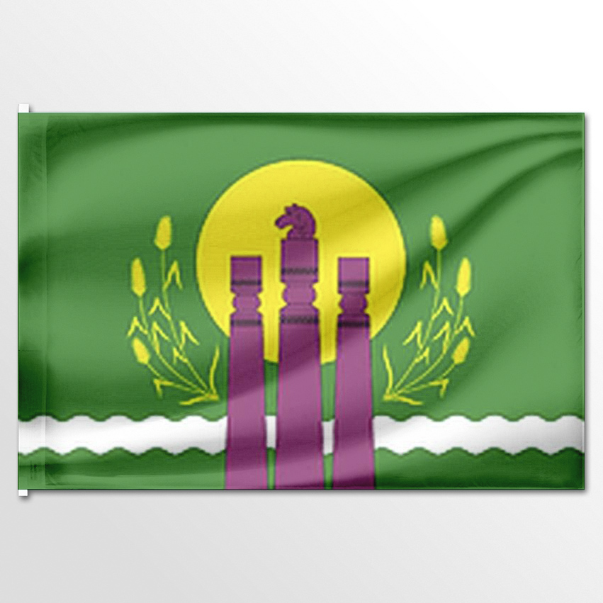 

Флаг ЦТП ФЕНИКС Хомустахскиого 1-го наслега 135x90 см, 7225-135x90