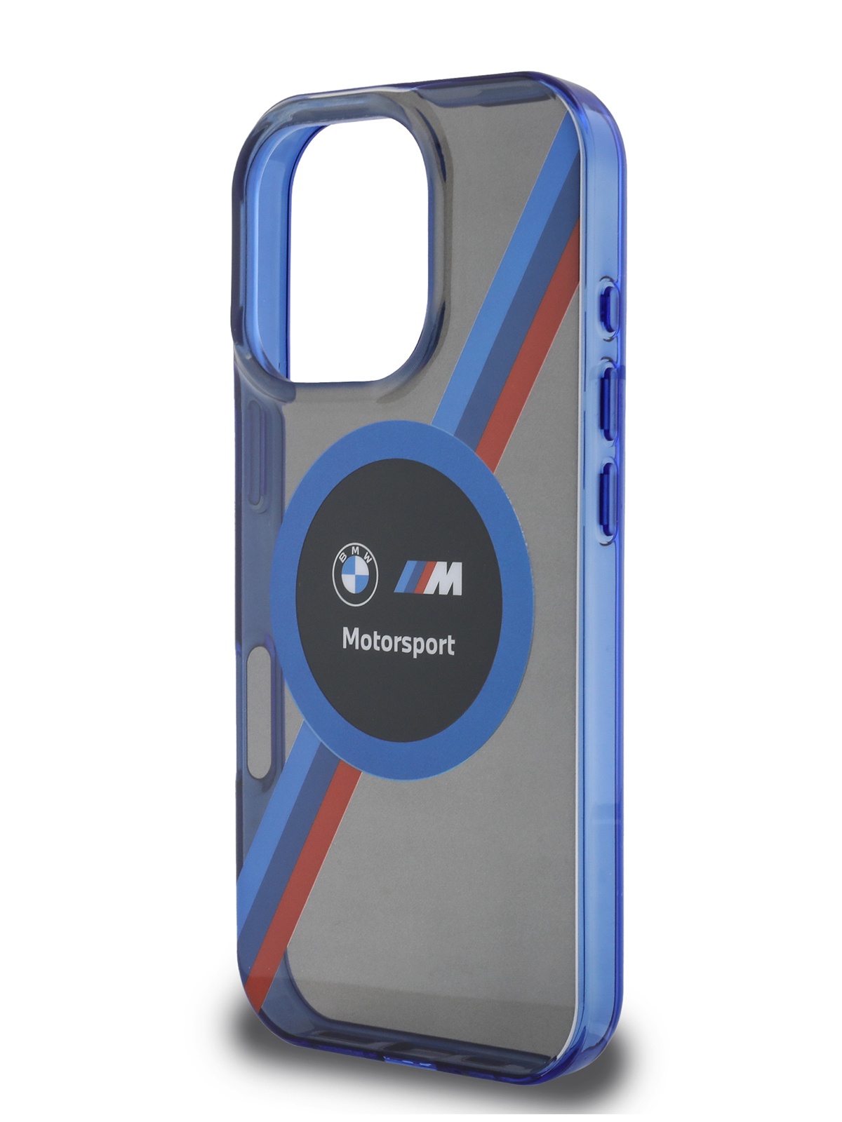 Чехол BMW для iPhone 16 Pro с MagSafe и принтом IML Motorsport 600022431298 черный