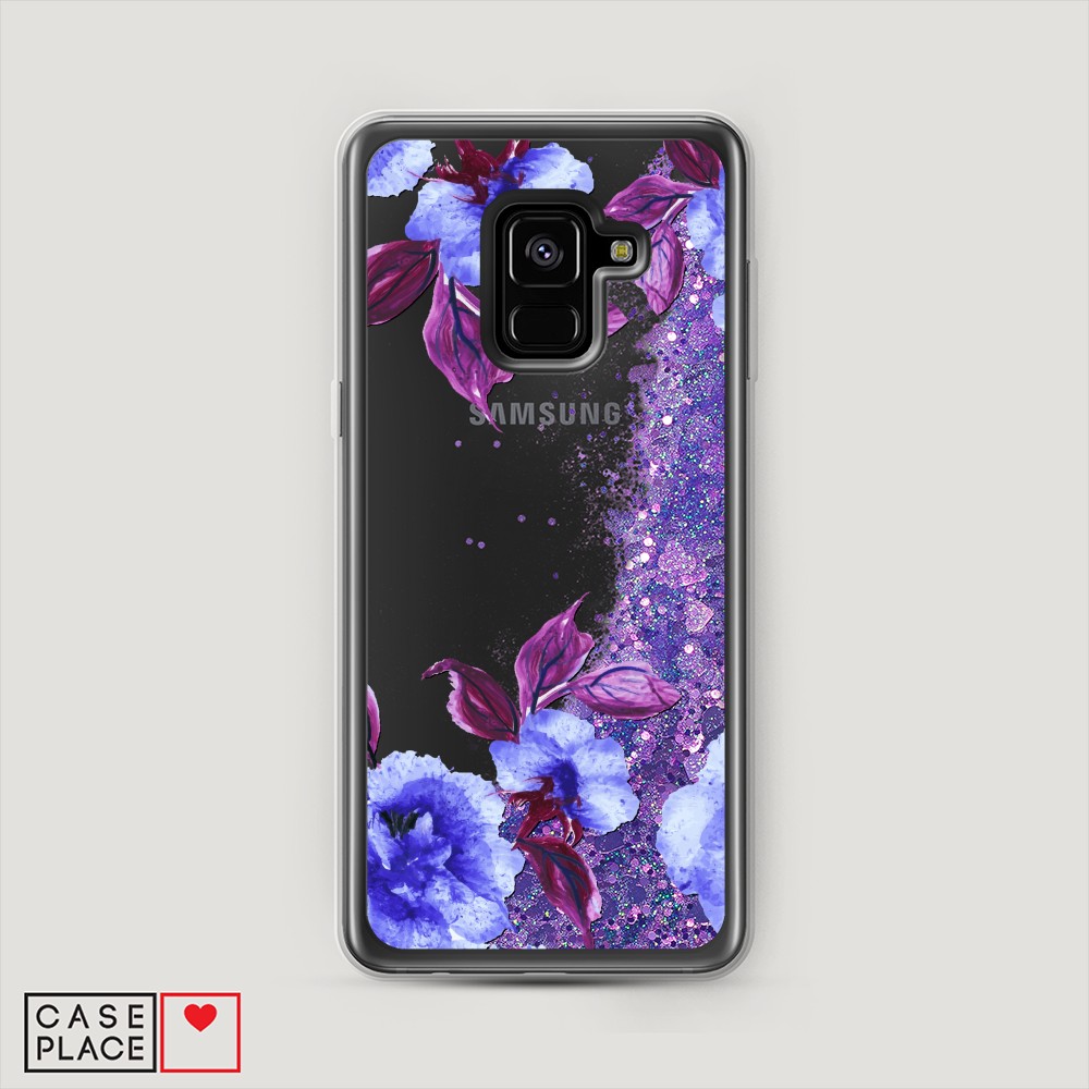 

Чехол Awog на Samsung Galaxy A8 2018 "Цветочная фантазия 5", Разноцветный, 25492-1