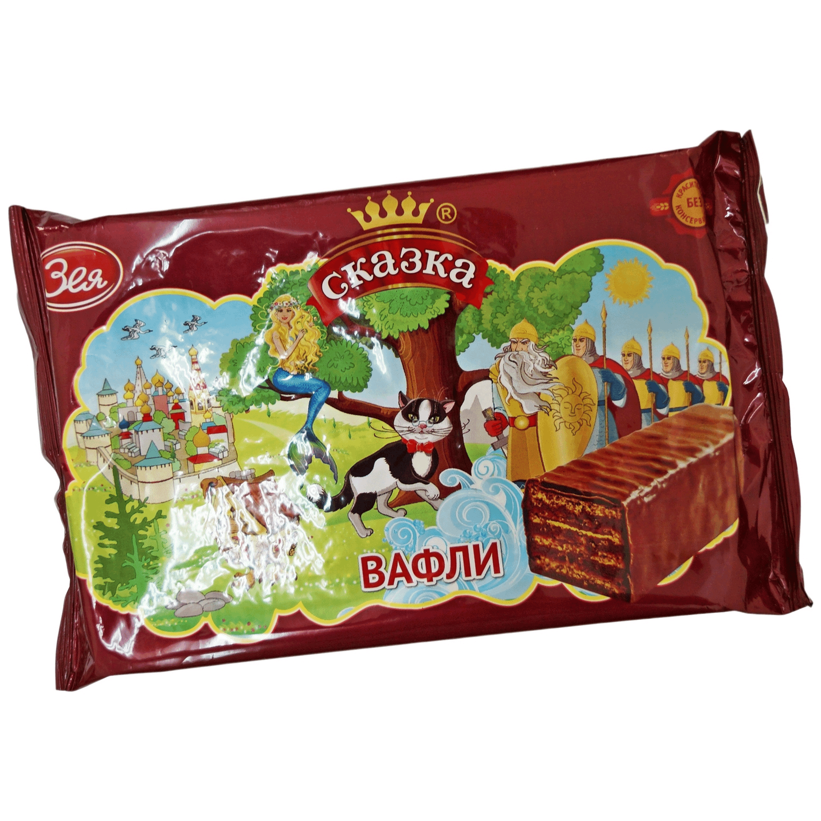 

Вафли Зея Сказка, глазированные, 240 г