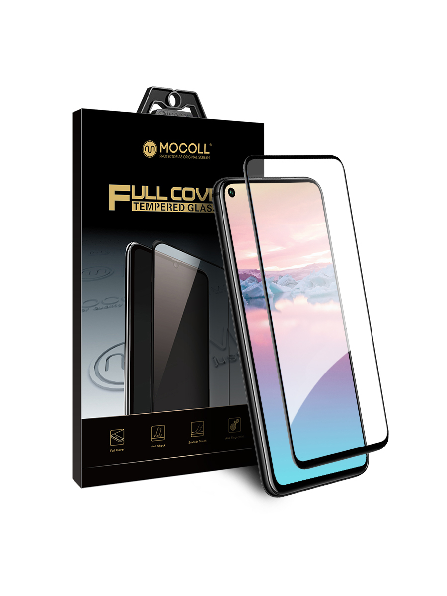 

Защитное стекло MOCOLL 2.5D для Honor 9X/Huawei P Smart Z Черное (Серия Storm)