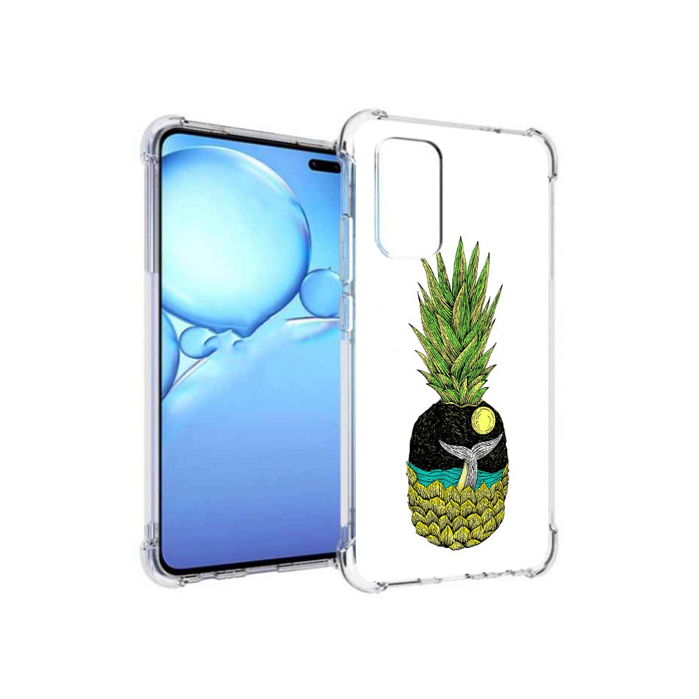 

Чехол MyPads Tocco для Vivo V19 ананас с китом (PT147328.392.220), Прозрачный, Tocco