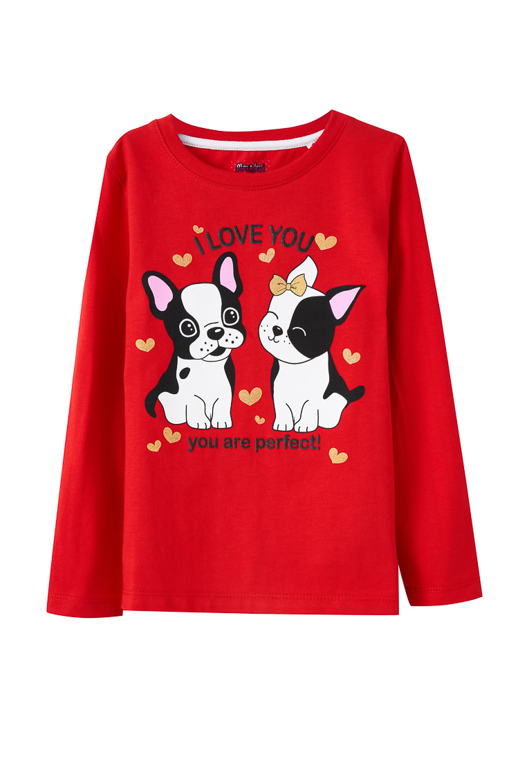 

Лонгслив детский Max&Jessi AW22C44304917, красный, 110, 203273