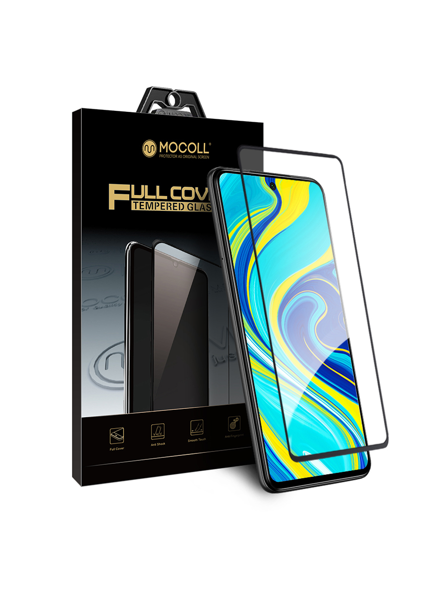 

Защитное стекло MOCOLL 2.5D для Xiaomi Redmi Note 9S/9 Pro/Poco F2/Redmi K30 Black