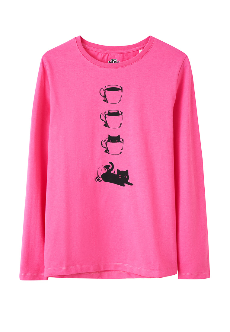 

Лонгслив детский Daniele Patrici AW22C65403724, фуксия, 122, Розовый, 203269