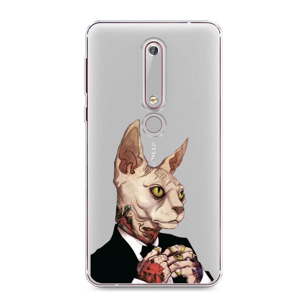 фото Чехол awog "татуированный сфинкс" для nokia 6 2018