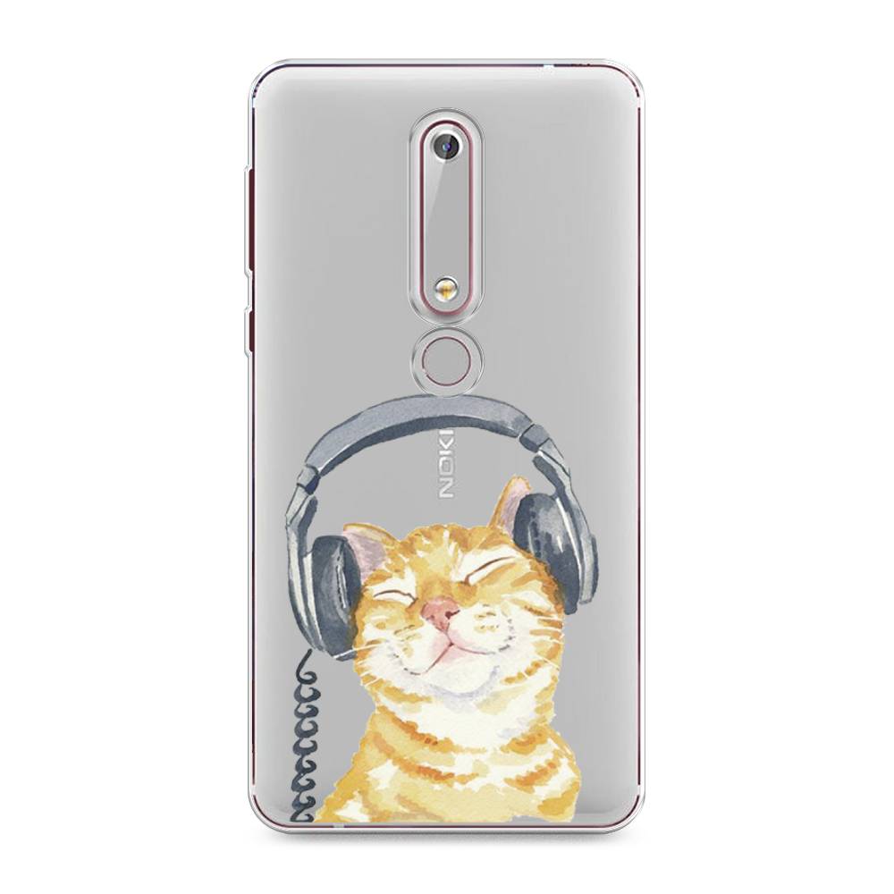 

Чехол Awog "Кот меломан" для Nokia 6 2018