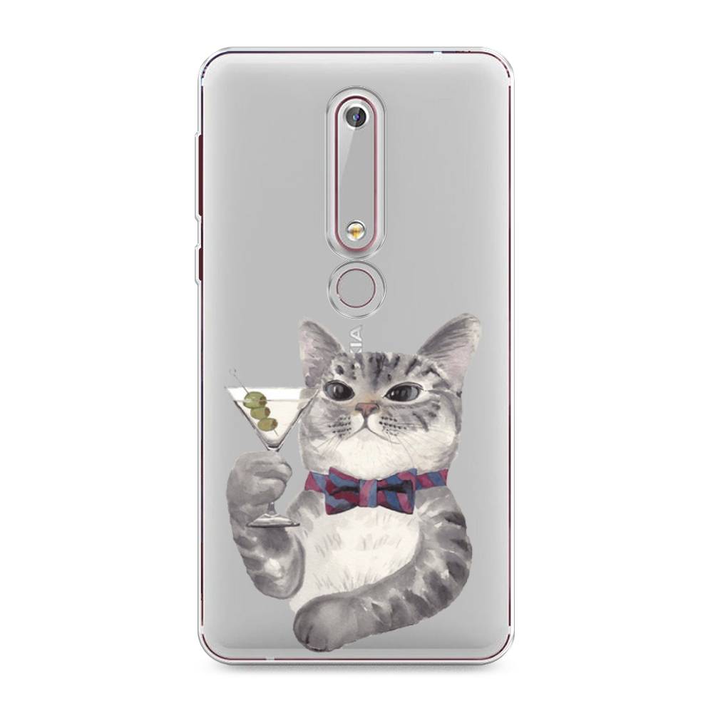

Чехол Awog "Кот джентльмен" для Nokia 6 2018