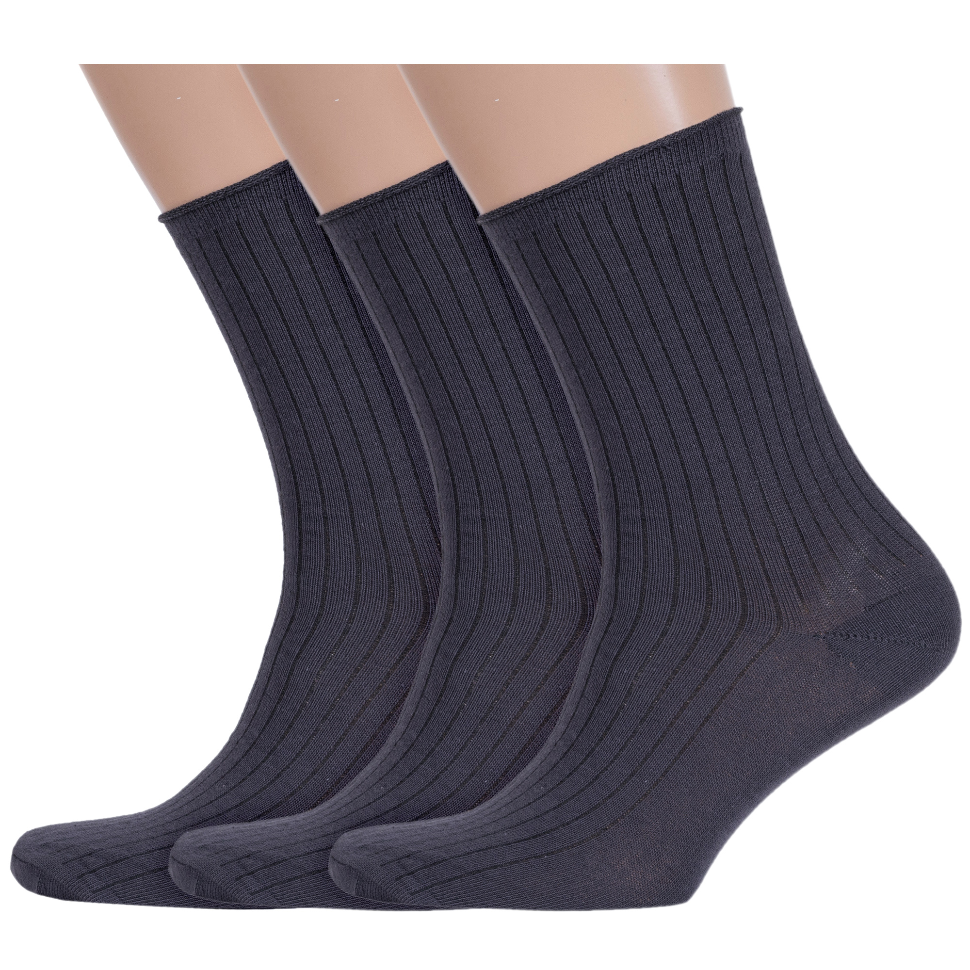 Комплект носков унисекс Альтаир 3-А205 серых 29