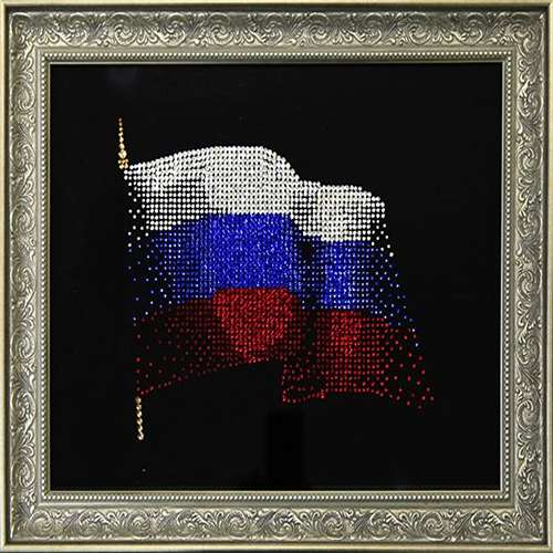 

Картины со стразами Swarovski 1776 разноцветный 48х38, символы России