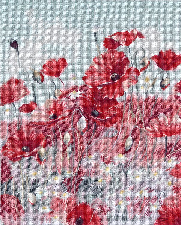 

Набор для вышивания Овен Маковое поле