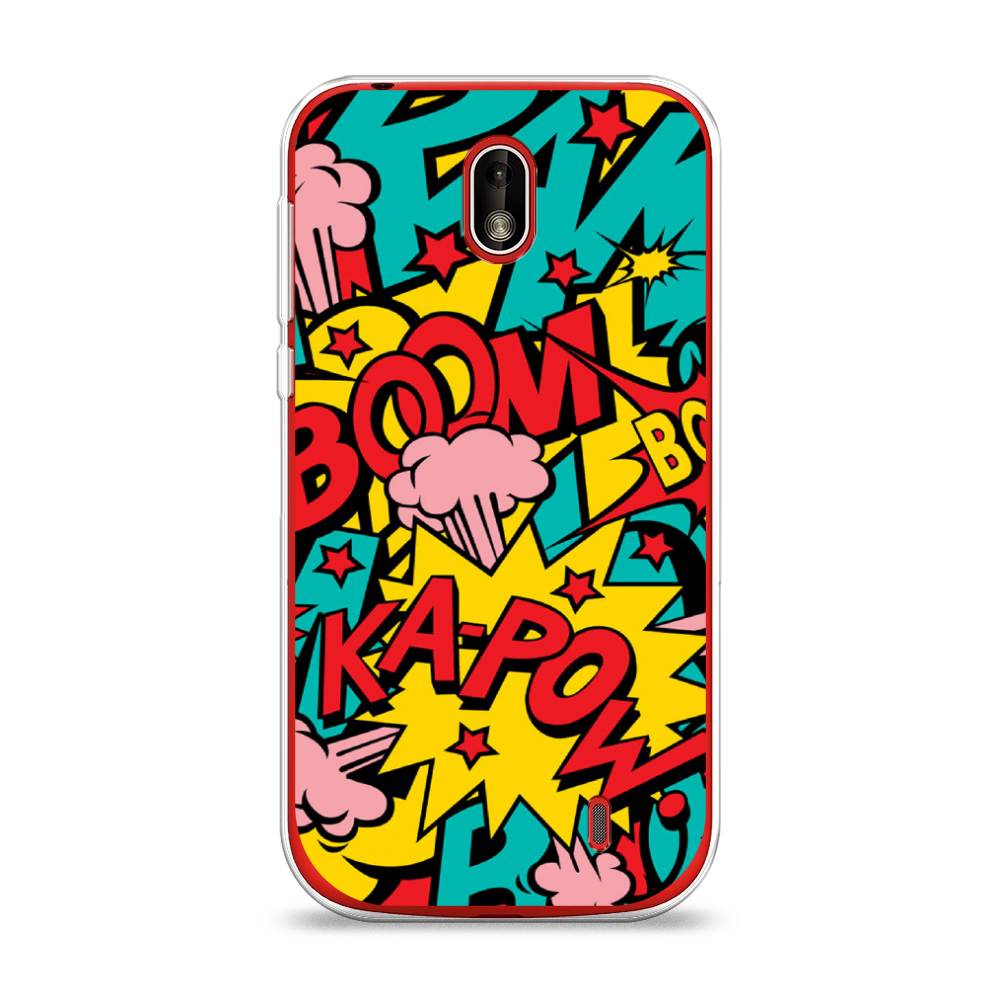 

Чехол Awog на Nokia 1 / Нокиа 1 "Постер pop art", Голубой;желтый;красный, 121250-9