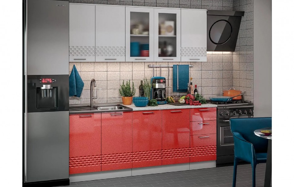 

Кухня МДФ 2000 Волна, Волна