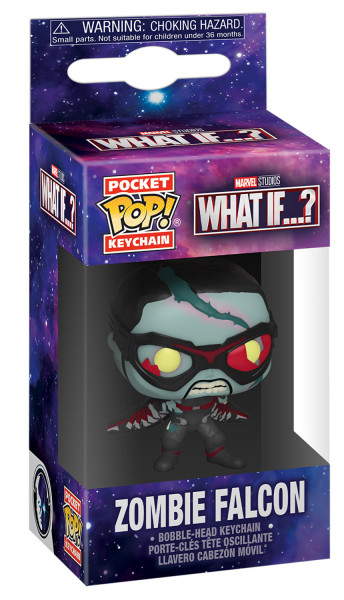 фото Брелок funko pop marvel: what if – zombie falcon