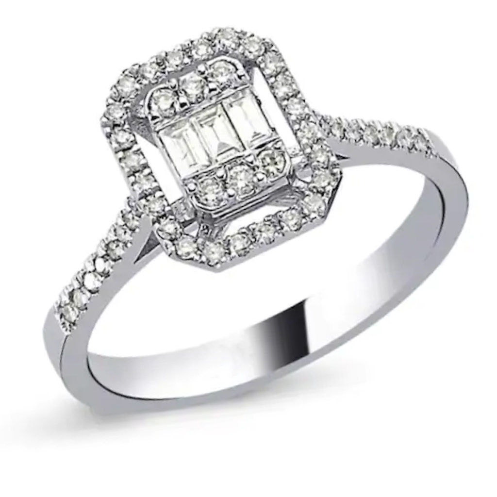 

Кольцо из золота р. 17 MOSTAR JEWELLERY DIZ0169-YZ-1, бриллиант, DIZ0169-YZ-1