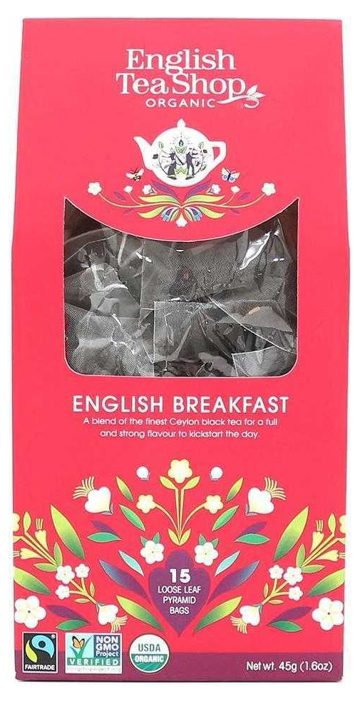 

Чай черный English Tea Shop Английский завтрак в пирамидках 3 г х 15 шт