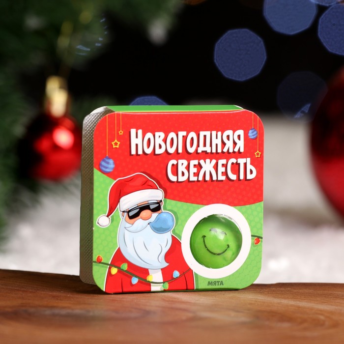 

Жевательная резинка «Новогодняя свежесть», мята, 14 г (7 шт.)