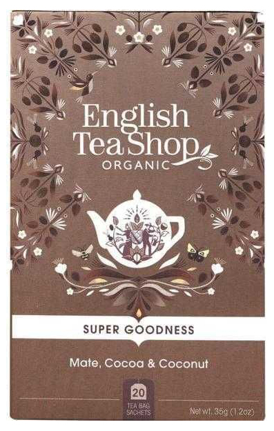 фото Чай травяной english tea shop мате какао и кокоса в пакетиках 1,75 г х 20 шт