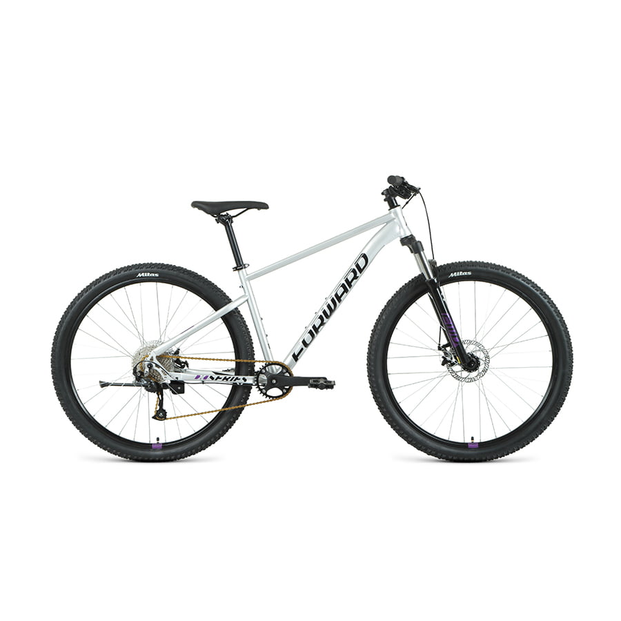 фото Велосипед 29" forward sporting 29 xx disc серебро/фиолетовый 20-21 г 21" rbkw1m198024