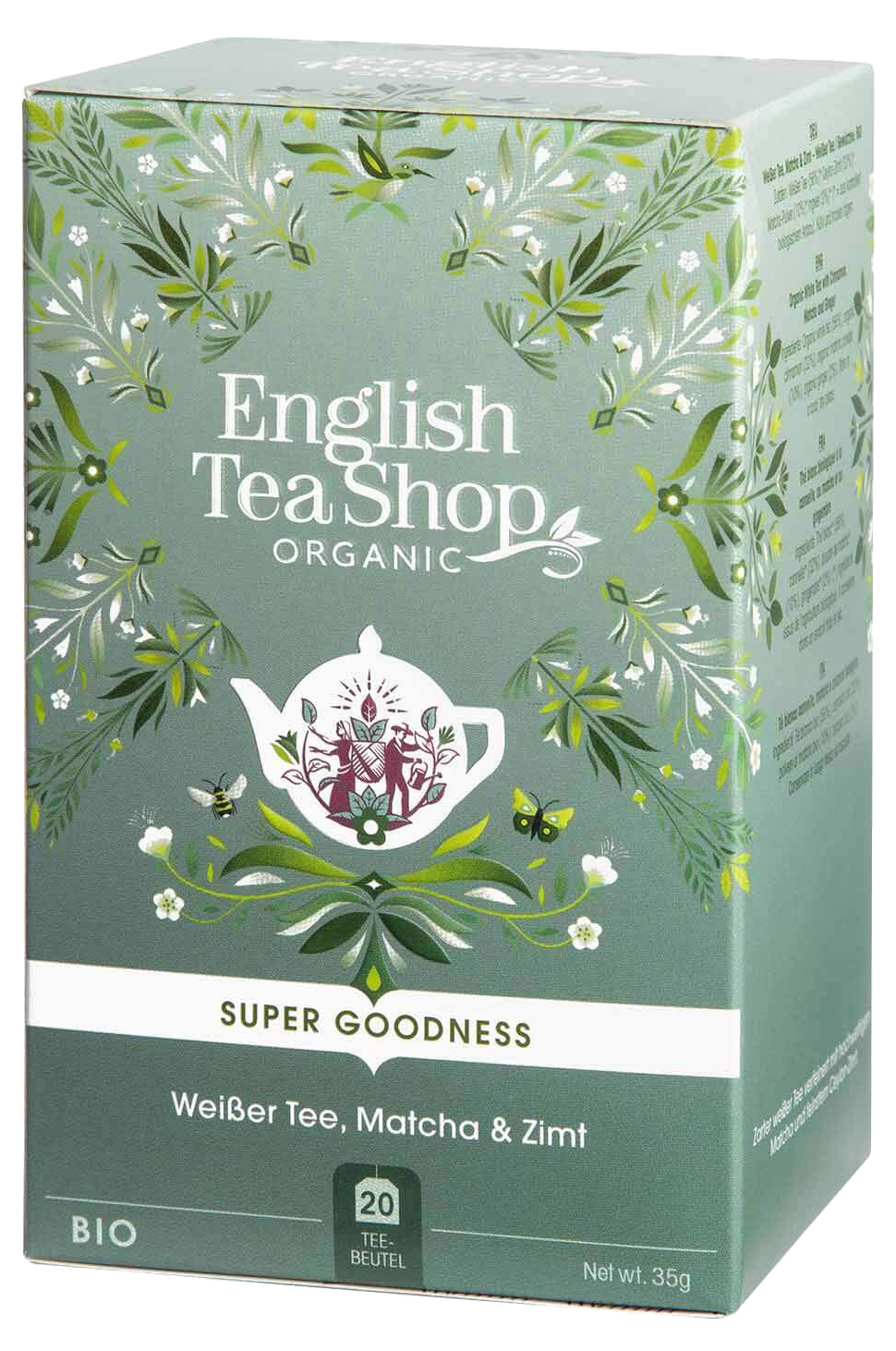 фото Чай белый english tea shop organic matcha & zimt в пакетиках 1,75 г х 20 шт