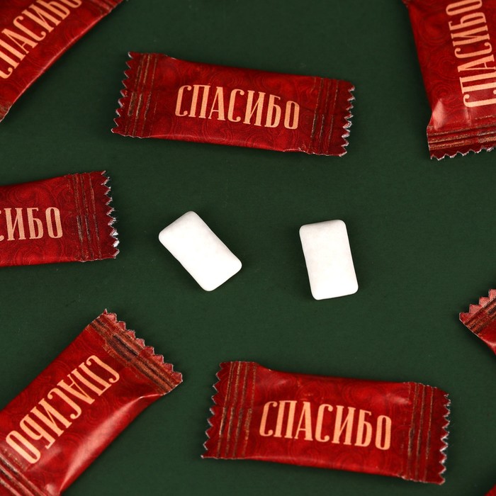 

Жевательная резинка «Спасибо, что выбираете нас» , 68 г (50 шт по 1,36 г). (50 шт.)