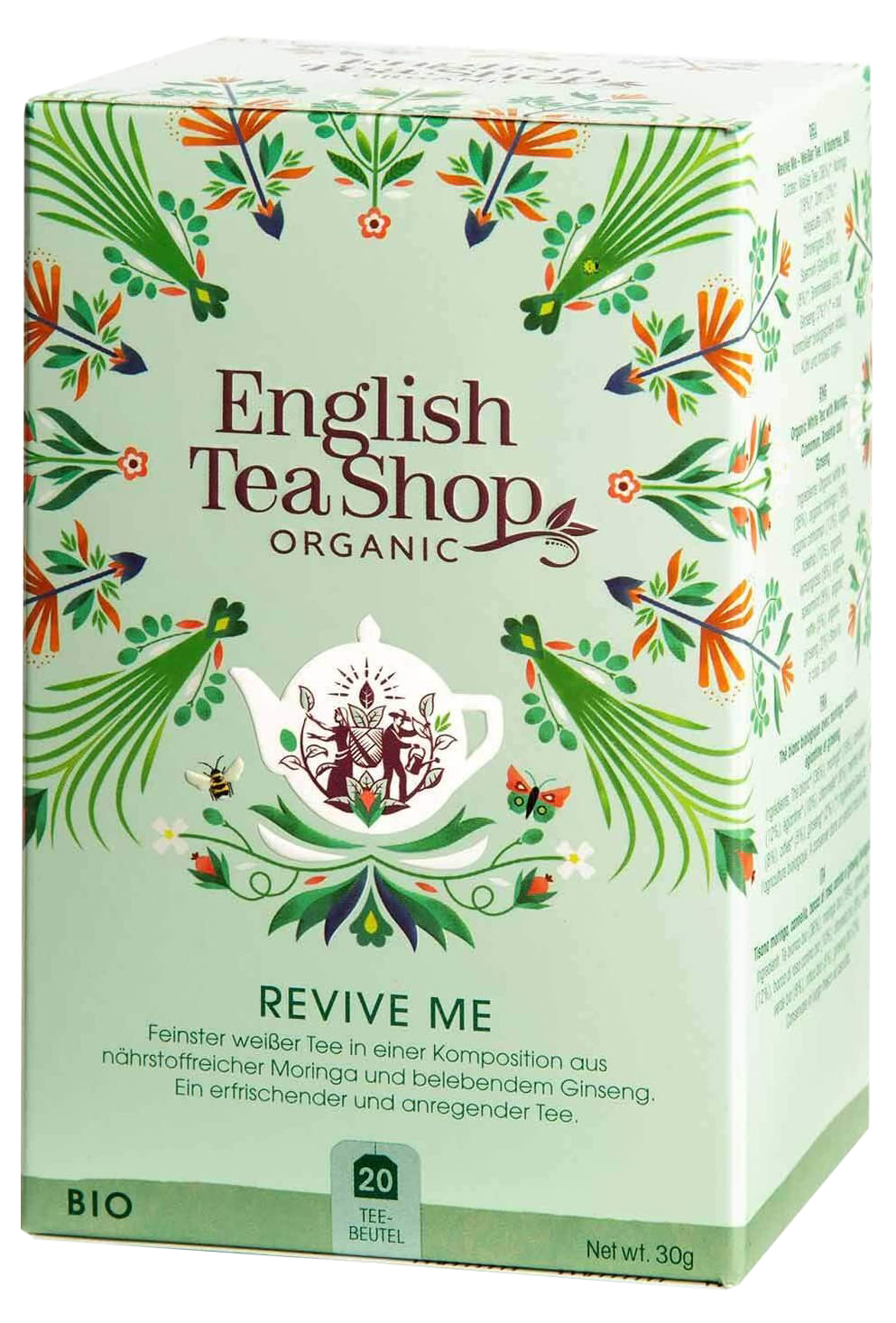 фото Чай белый english tea shop organic revive me в пакетиках 1,5 г х 20 шт