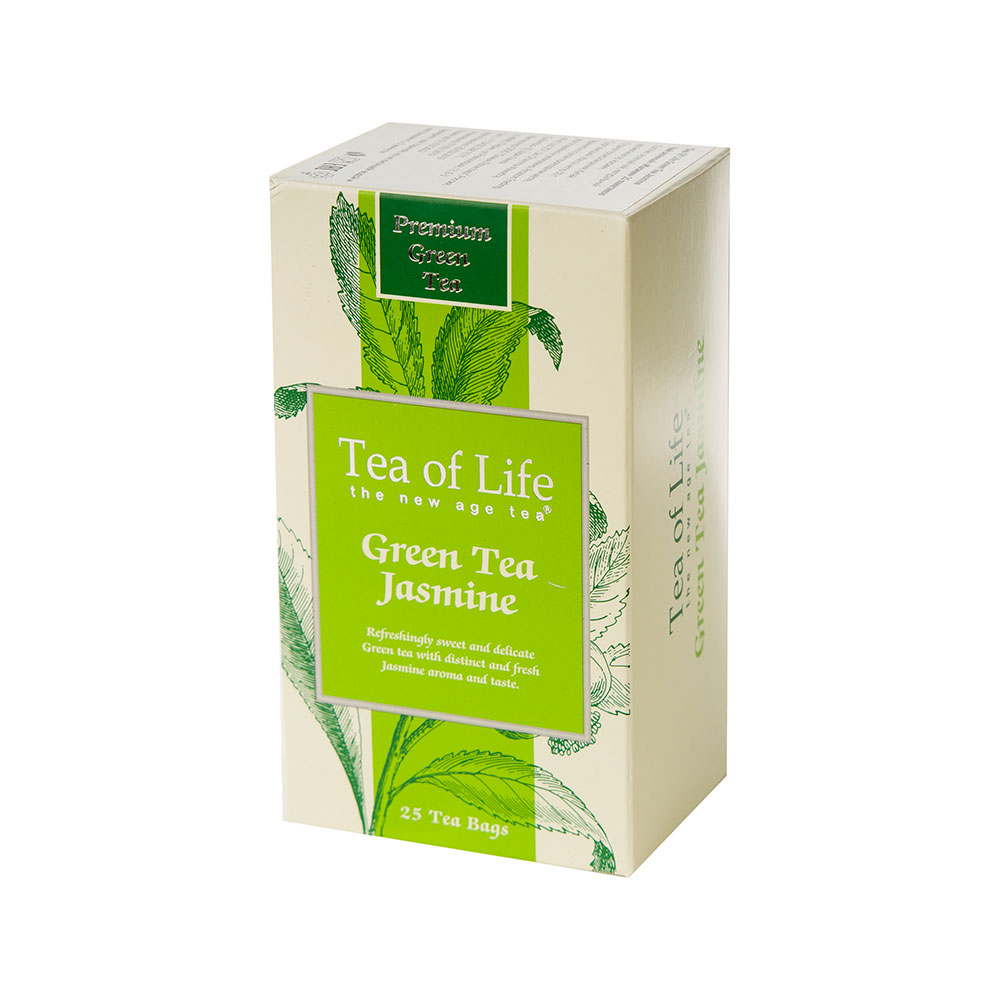 

Чай зеленый Tea of Life с ароматом жасмина в пакетиках 2 г х 25 шт