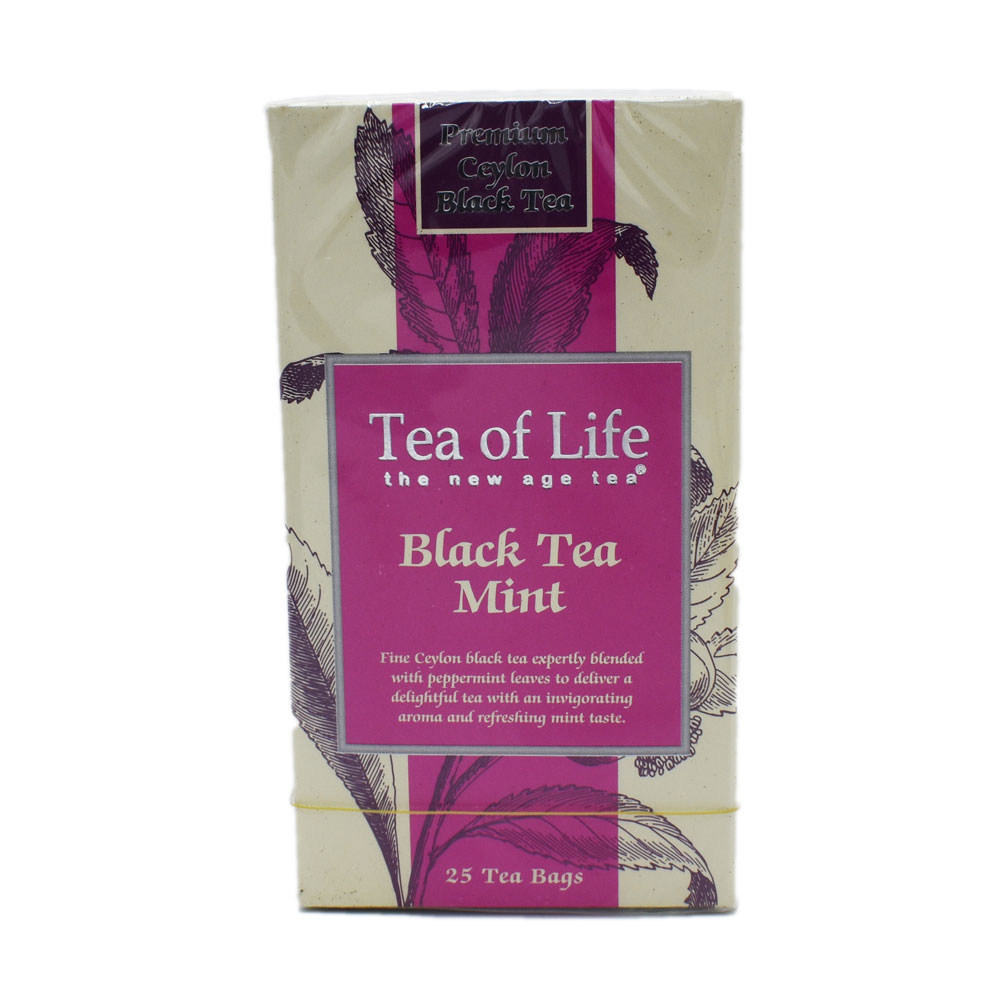 

Чай черный Tea of Life с мятой в пакетиках 2 г х 25 шт