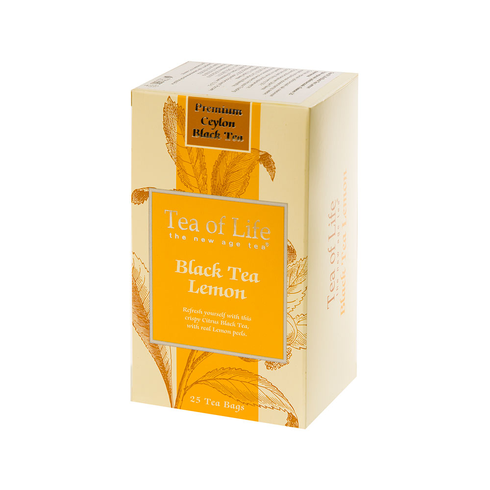 

Чай черный Tea of Life с цедрой лимона в пакетиках 2 г х 25 шт