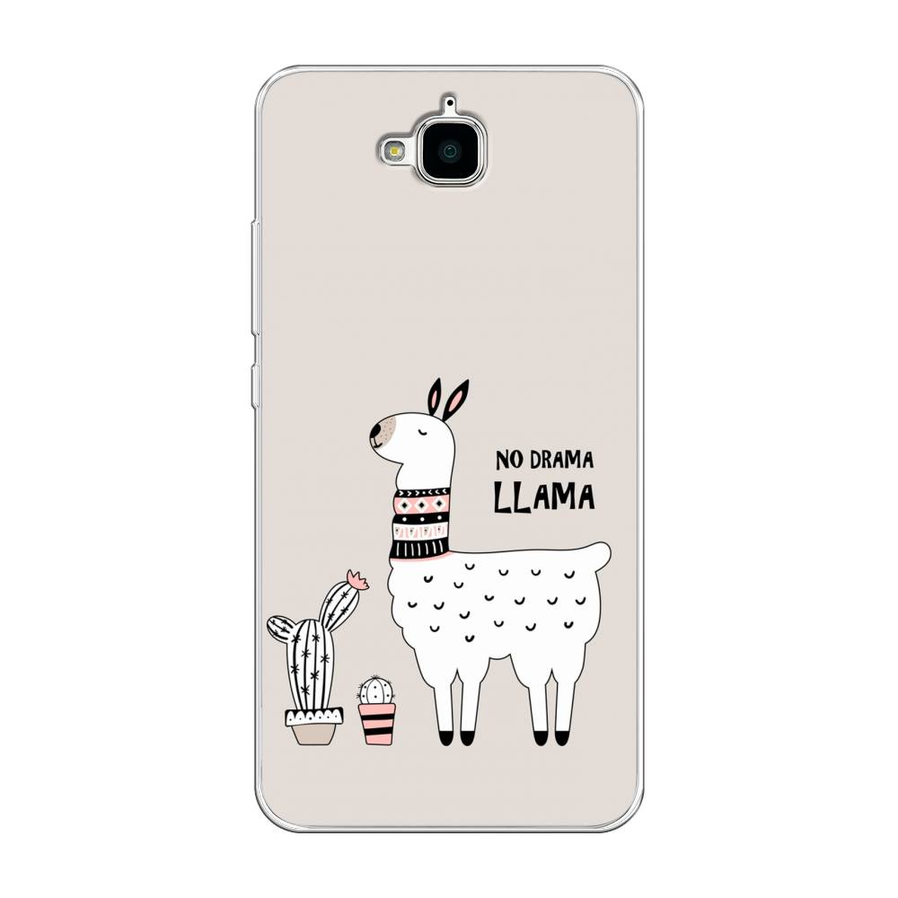 

Чехол Awog на Honor 4C Pro "No drama LLama", Разноцветный, 63250-2