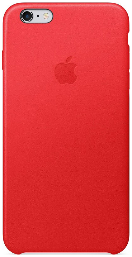 Кейс для Apple iPhone 6s Plus Leather Case RED
