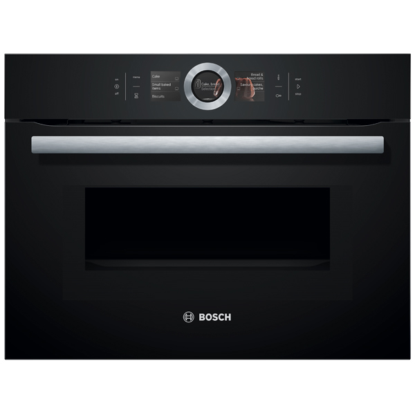 фото Встраиваемый электрический духовой шкаф bosch cmg6764b1 black