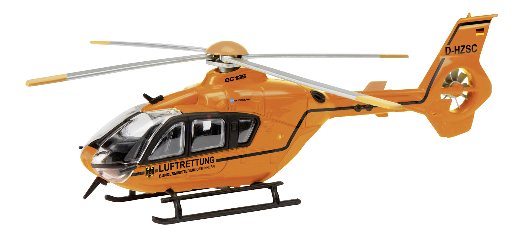 Вертолет Schuco Eurocopter luftrettung 1:87