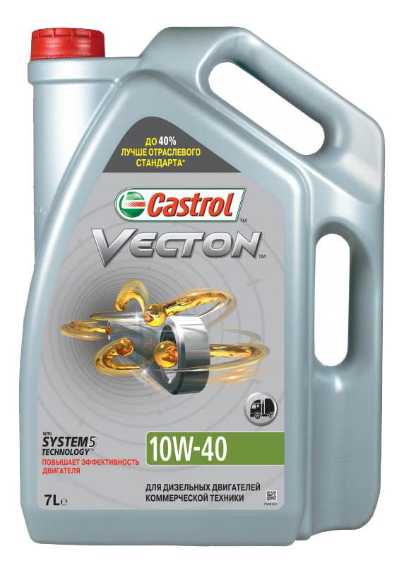 фото Моторное масло castrol vecton 10w-40 7л