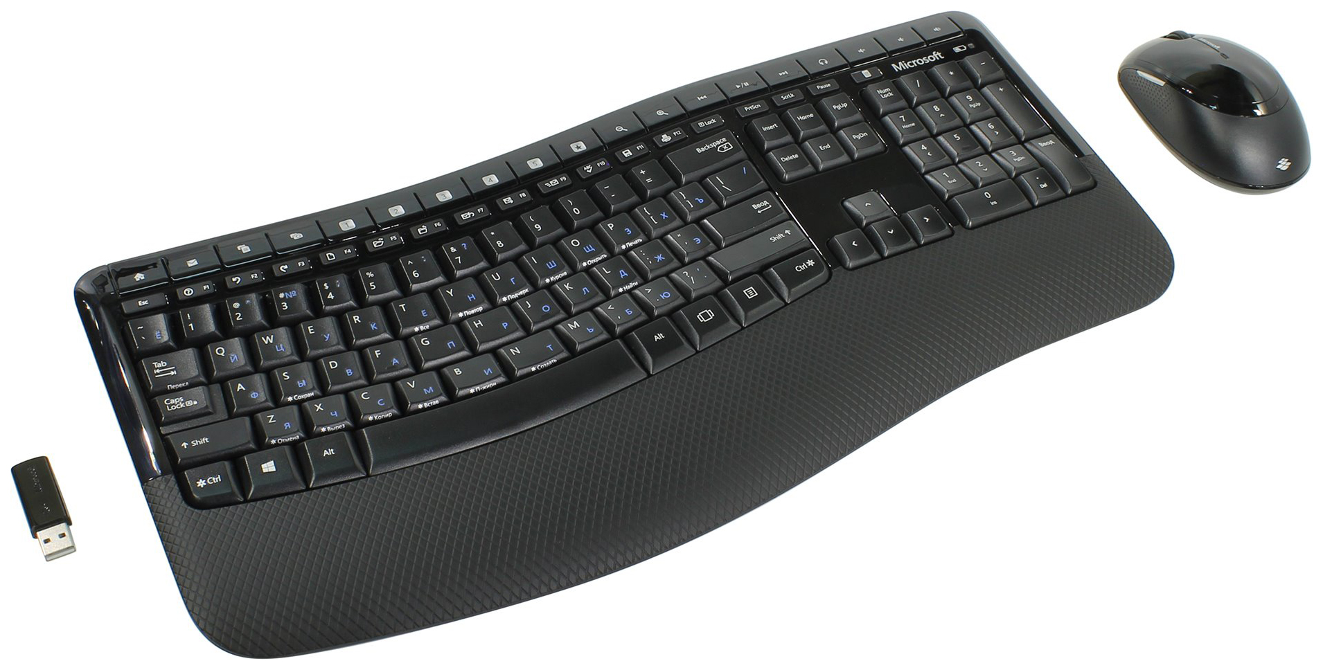 Комплект клавиатура и мышь Microsoft Wireless Comfort Desktop 5050