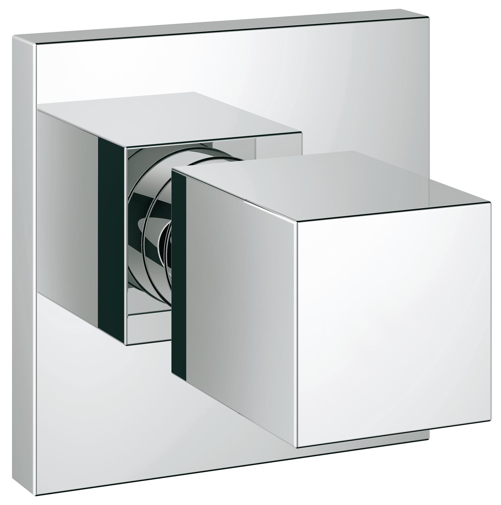 Внешняя панель Grohe Universal Cube для встраиваемых вентилей, хром блок встраиваемых ящиков для шкафа шо 02 03 04 б 02 800
