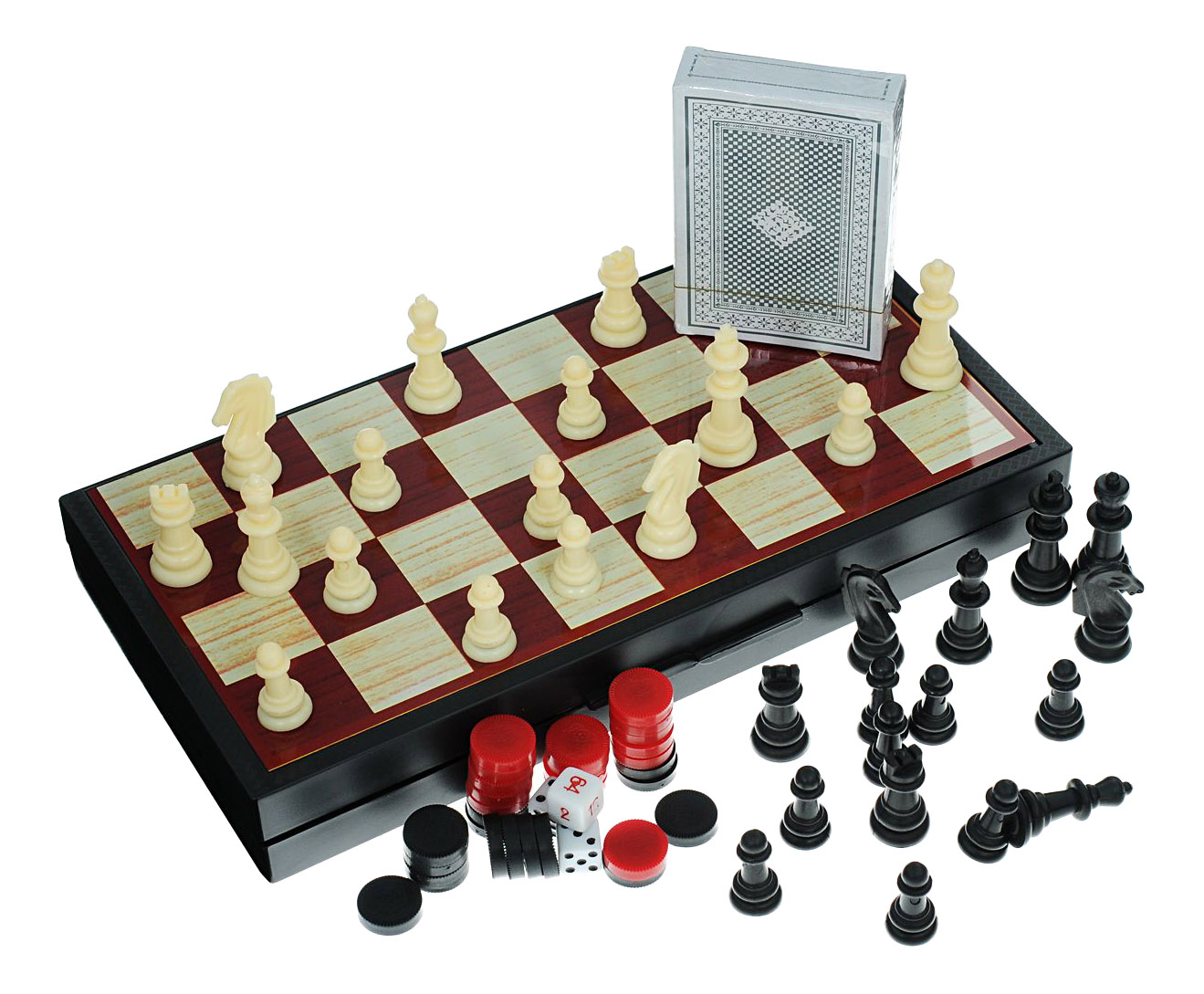 Спортивная настольная игра Bondibon Удачная партия bondibon удачная партия 3 в 1 шахматы шашки нарды вв3490